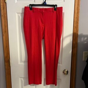 Ann Taylor Bold Red Pants